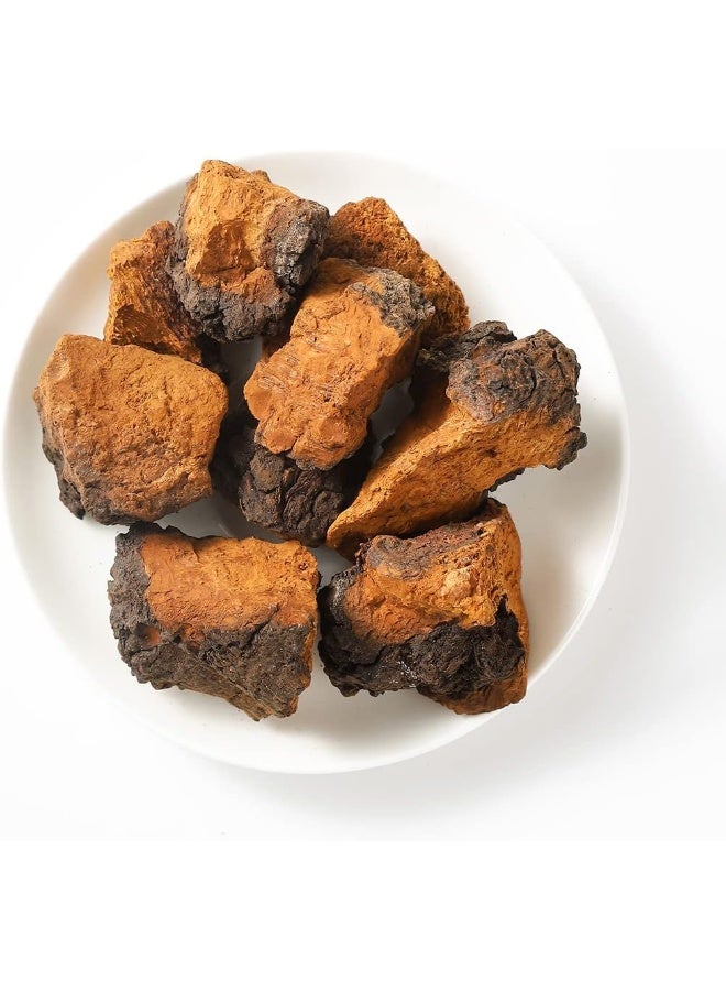 ULTHMOK Premium Chaga Mushroom Chunks 7 Oz/199g, Selected Natural Chaga Mushroom Tea, 100% Siberian Wild Harvested - Image 2
